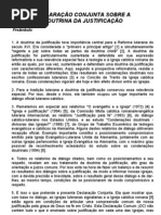 Declaração Conjunta Sobre A Justificação