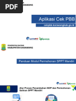 Cek PBB - SPPT Mandiri