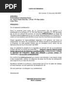 Carta de Renuncia S.Z.C.