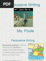 Persuasive Writing