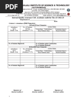 Internal Academic Audit Check List 2nd Criteria