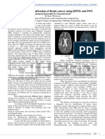 Detection and Classification of Brain CA