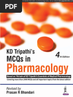 KD Tripathi's MCQs in Pharmacology (PGMEE) - 084217