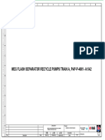 Meg Flash Separator Recycle Pumps Train A VFD Panel Ga Drawing