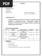 Mangali Srisailam Resume