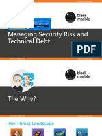 Secure Development and Managing Technical Debt