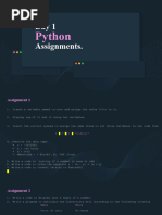 Python Assignment 1