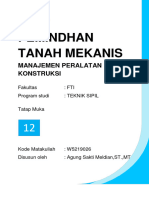 Modul Pemindahan Tanah Mekanis Minggu 12