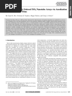 2005-Transparent Highly Ordered TiO2 Nanotube Arrays Via Anodization of Titanium Thin Films