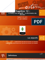 Chapitre 12 - Le NoSQL Avec MongoDB - La Sécurisation Des Données