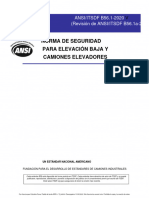 Ansi-Itsdf B56.1-2020 Safety Standard For Low Lift and High Lift Trucks - Español