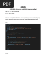 Lab Fat CSE-3002 (Internet and Web Programming) : Lab Slot - L71+L72+L87+L88 Date - 03.05.2024