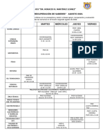 Horarios Clases Coordinadores y Pme 10 - 08 2022