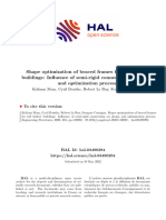 Shape Optimization of Braced Frames For Tall Timber Buildings: Influence of Semi-Rigid Connections On Design and Optimization Process