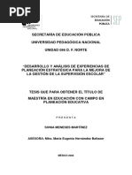 DESARROLLO Y ANÁLISIS DE EXPERIENCIAS DE Alfredo Furlan