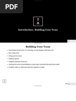 01-Introduction Building Your Team
