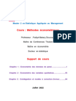 Doucoure Econometrie SAM2 BEM 2022