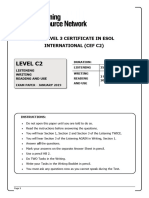 LRN Level C2 January 2019 Exam Paper