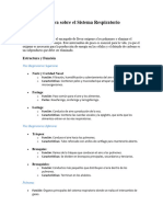 Guía Informativa Sobre Sistema Respiratorio