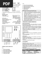 ELECTRONIC PANEL LRX 2035R Manual