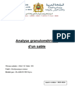 Cours Granulométrie D'un Sable