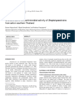 Caracterizacion y Actividad Antimicrobiana de Cepas de Streptomyces