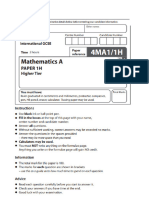 Algebra Mock