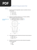 Matemáticas IV Guía Final