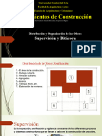 Distribución y Organización de Las Obras