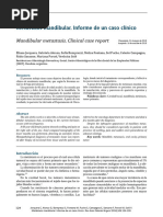 4 Metastasis Mandibular Informe de Un Caso Clinico