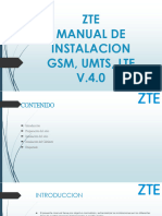 ZTE Manual Installation GSM-UMTS-LTE