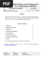 PO OG SMS 016 - Procedimento de Manuseio de Substâncias Químicas