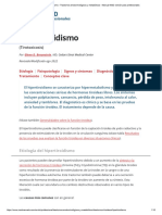 Hipertiroidismo - Trastornos Endocrinológicos y Metabólicos