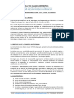 AYUDA MEMORIA SOBRE LA LEY Teletrabajo