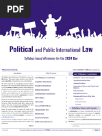 (Batch 1) Political Law Syllabus-Based EREVIEWER 2024