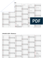 Calendario 2024 Dinamarca