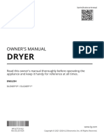 LG Dryer Manual