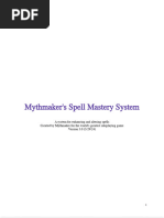 Mythmakers Spell Mastery Compendium V2.9 - 4-1-24