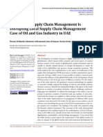 How Global Supply Chain Management Is Disrupting Local Supply Chain Management Case of Oil and Gas Industry in UAE