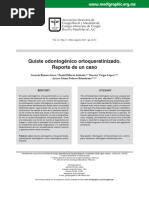 Quiste Odontogénico Ortoqueratinizado. Reporte de Un Caso