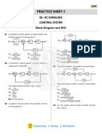 Block Diagram and SFG - Practice Sheet 01