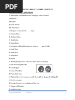 Class 12 History Theme 2 MCQ