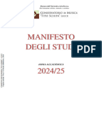 2376 - Manifesto Degli Studi Anno Accademico 2024-25