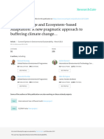 Climate Change and Ecosystem-Based Adaptation A New Pragmatic Approach To Buffering Climate Change Impacts