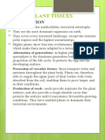 Premed I - Plant Biology Notes 2022 IV - Plant Tissues