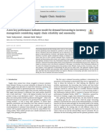 A New Key Performance Indicator Model For Demand Forecasting in Inventory Management Considering Supply Chain Reliability and Seasonality