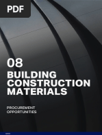 Building Construction Materials