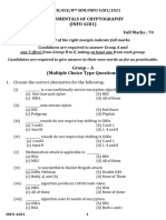 Fundamentals of Cryptography