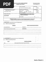 Edward J Davila Financial Disclosure Report For Davila, Edward J