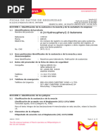 MSDS 4 - (4-Hidroxifenil) - 2-Butanona